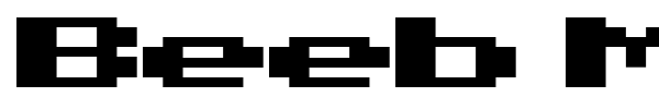 Beeb Mode font preview
